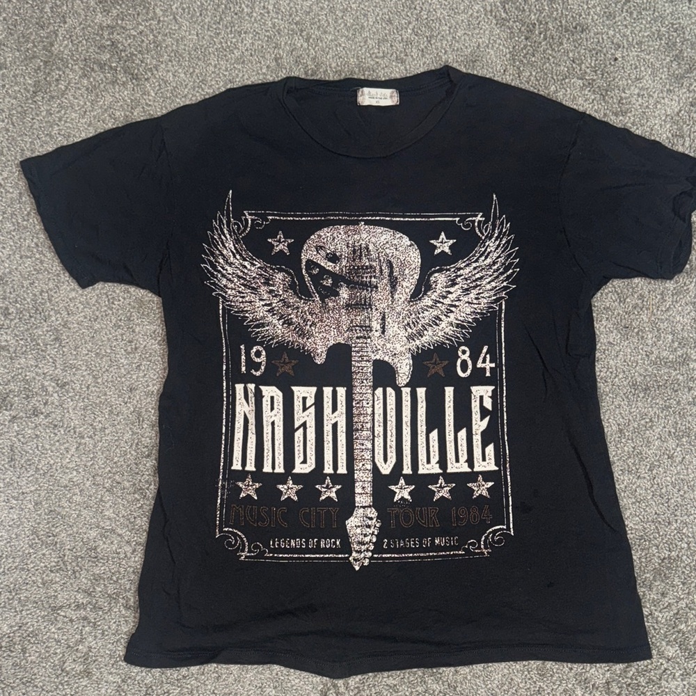 Altar'd State Black XS Oversized Tshirt